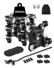 Furniture Dolly Heavy Duty Furniture Mover with 5 Wheels 1200 lbs Capacity