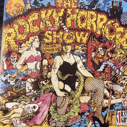 rocky horror show cd London Besetzung UK Import NM/NM Szene CD 17