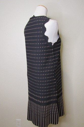 Bue Dotted TED BAKER Cup Sleeves Dress Sz 3 - Picture 4 of 7