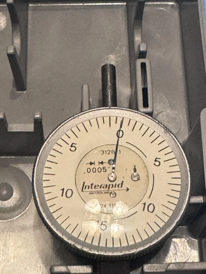 Interapid 312B-1 Dial Test Indicator .060" Range 1.50" Dial Dia. 0-15-0 Face - Image 4 of 4