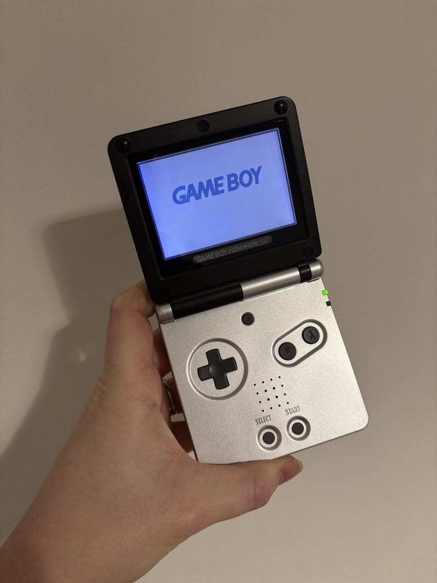 Onyx Platinum Gba Game Boy Advance SP Limited Edition Dual Color