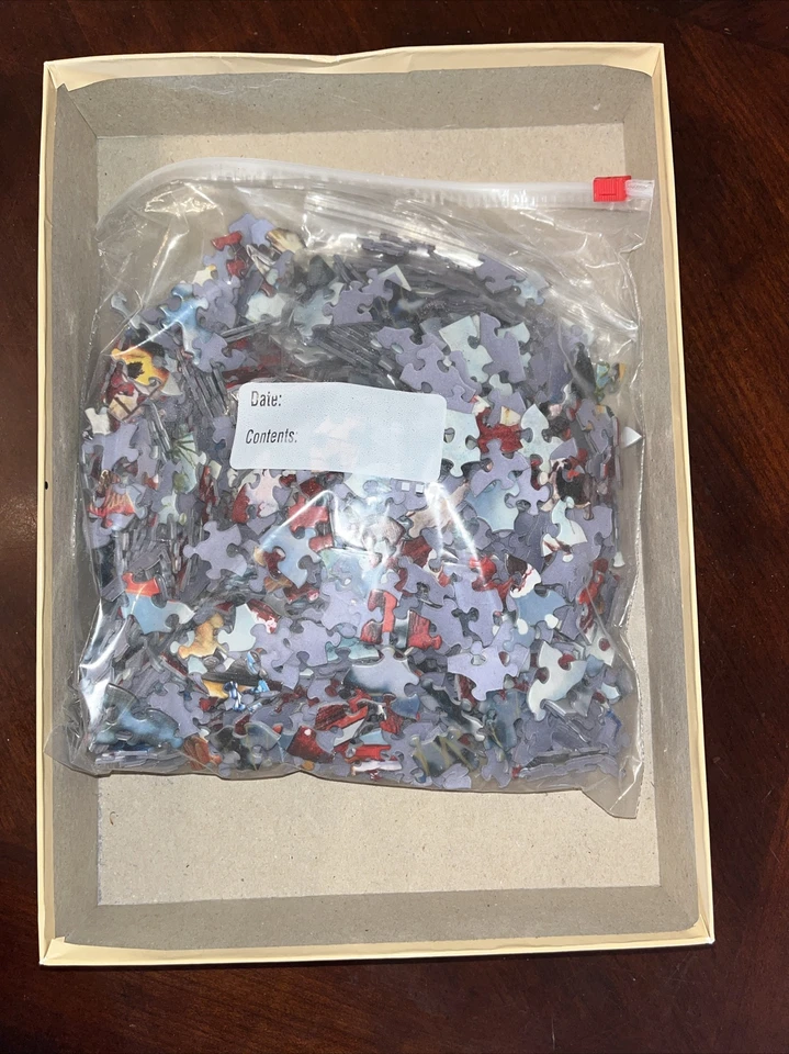 LOTE DE 2: COBBLE HILL 1000 piezas rompecabezas AUTUMN MARKET & ADIRONDACK BIRDS usados Foto 4 de 4