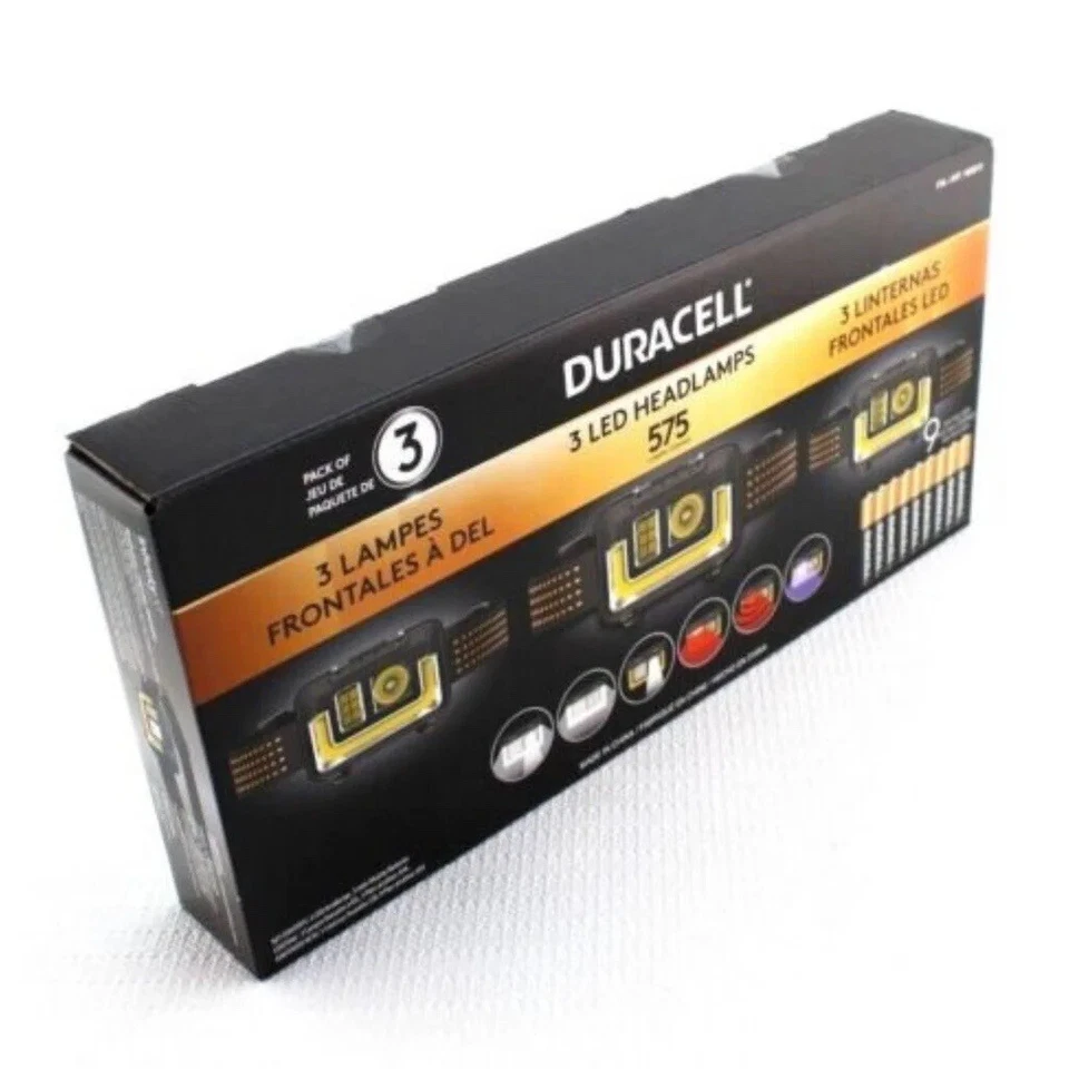 Faro Duracell 1600313 - Negro (Paquete de 3) Foto 2 de 4