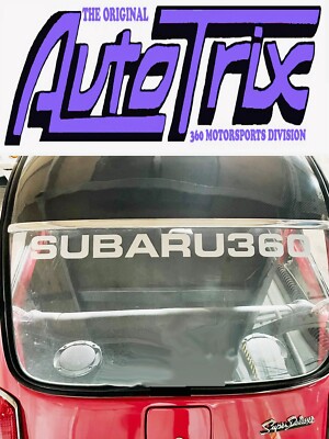 Seadan Rear Window Sticker Rear window Sticker Fits Subaru 360 Sedan | Van | Truck | Custom | eBay