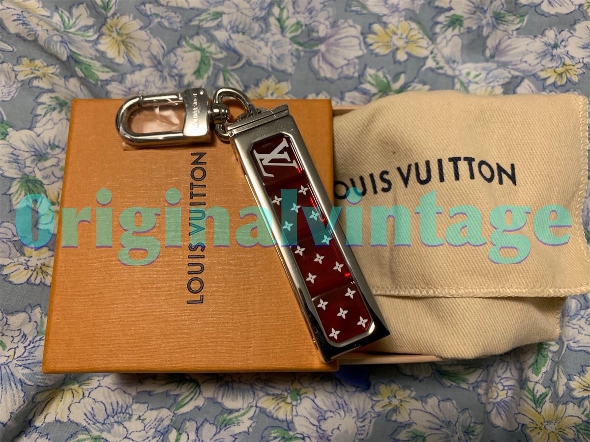 🔥LOUIS VUITTON x SUPREME RED DICE KEYCHAIN BOXLOGO MONOGRAM YEEZY🔥