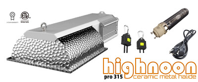 Highnoon 315 Watt PRO CMH Grow Light Fixture Kit (NEW STYLE HORIZONTAL BALLAST)