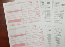 2023 IRS Tax Form 1099-INT - 10 Recipients LASER 3 Pt - No Envelopes