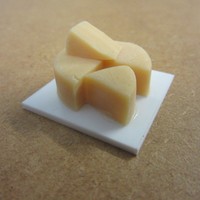 1/12 Scale Dolls House Food Cheddar Cheese On Board Other F173 1/12 Scale Dolls House Food Cheddar Cheese On Board Other F173