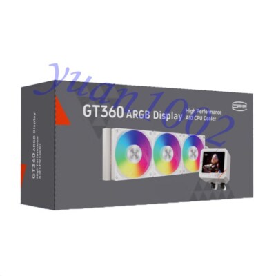 NEW PCCOOLER GT360 ARGB Display White 3.5'' CPU water-cooled heat sink 1851/AM5