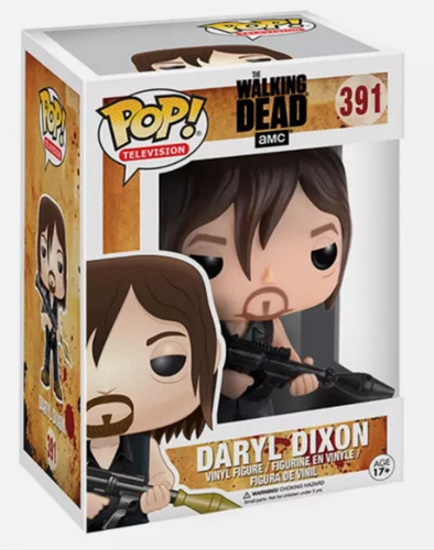 Funko Pop!Vinyl:The Walking Dead Daryl Dixon 391-FROM A SMOKING HOME DAMAGE BOX