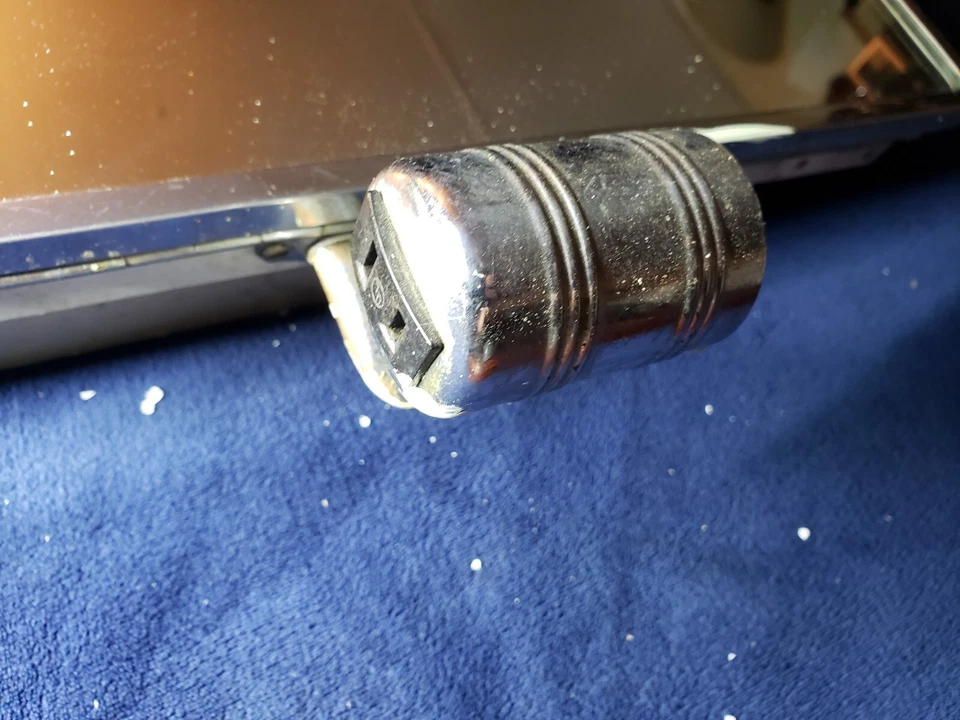 MUEBLE VINTAGE 2 LUCES CAVALIER MIAMI GABINETE DIVISIÓN MOLDURA CROMADA AÑOS 50 Foto 4 de 4