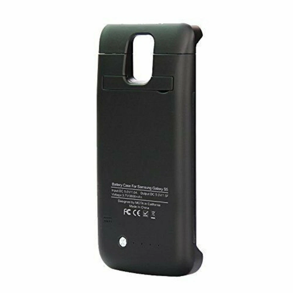 External Backup 3800mAH Battery Rechargeable Power Case For Samsung Galaxy S5 - Image 2 of 3