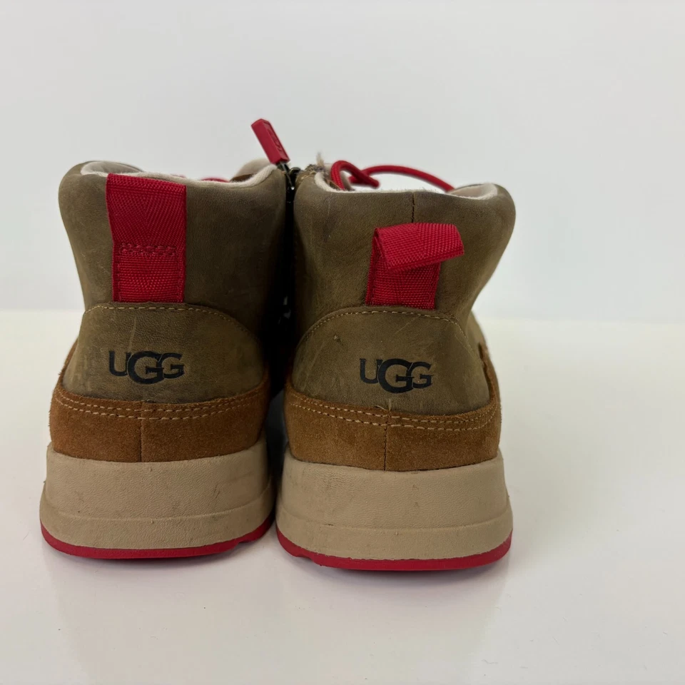 UGG Canoe III Weather Chukka Shoes Kids Size 6 Waterproof Leather Brown - Image 4 of 4