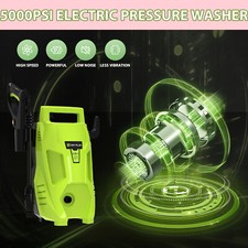 Electric Pressure Washer 5000PSI 5000W Water High Power Jet Wash Patio Cleaner