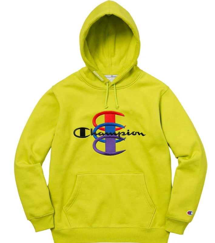 Marque de capuche empilée Supreme®/Champion® 100 % authentique taille moyenne TOUT NEUF
