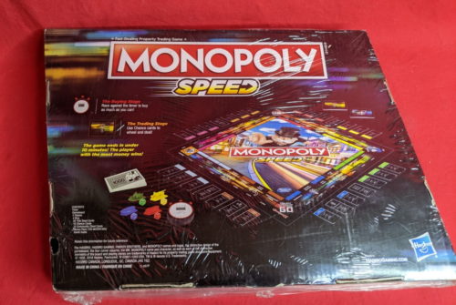 Monopoly Speed Brettspiel, Spielen in weniger als 10 Minuten, schnell spielendes Brettspiel OVP - Bild 2 von 2