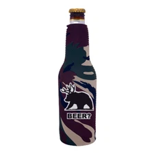 Coolie Junction Beer Bear Funny Beer Bottle Coolie, Neoprene