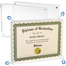 DuraClear US Letter 8.5x11 Acrylic Photo Frame - Table Top Document Frame