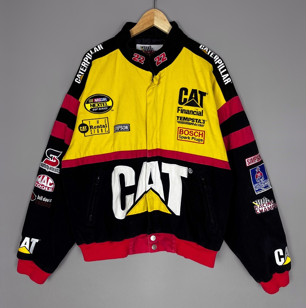 Vintage CATERPILLAR Nascar Bill Davis 22 Ward Burton CAT Vintage CATERPILLAR Nascar Bill Davis 22 Ward Burton CAT