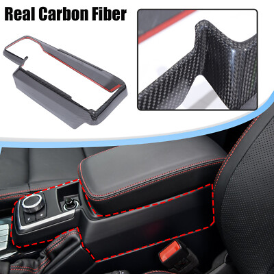 Real Carbon fiber Center Armrest Box Base Frame Trim Für Benz G Class W463 12-18