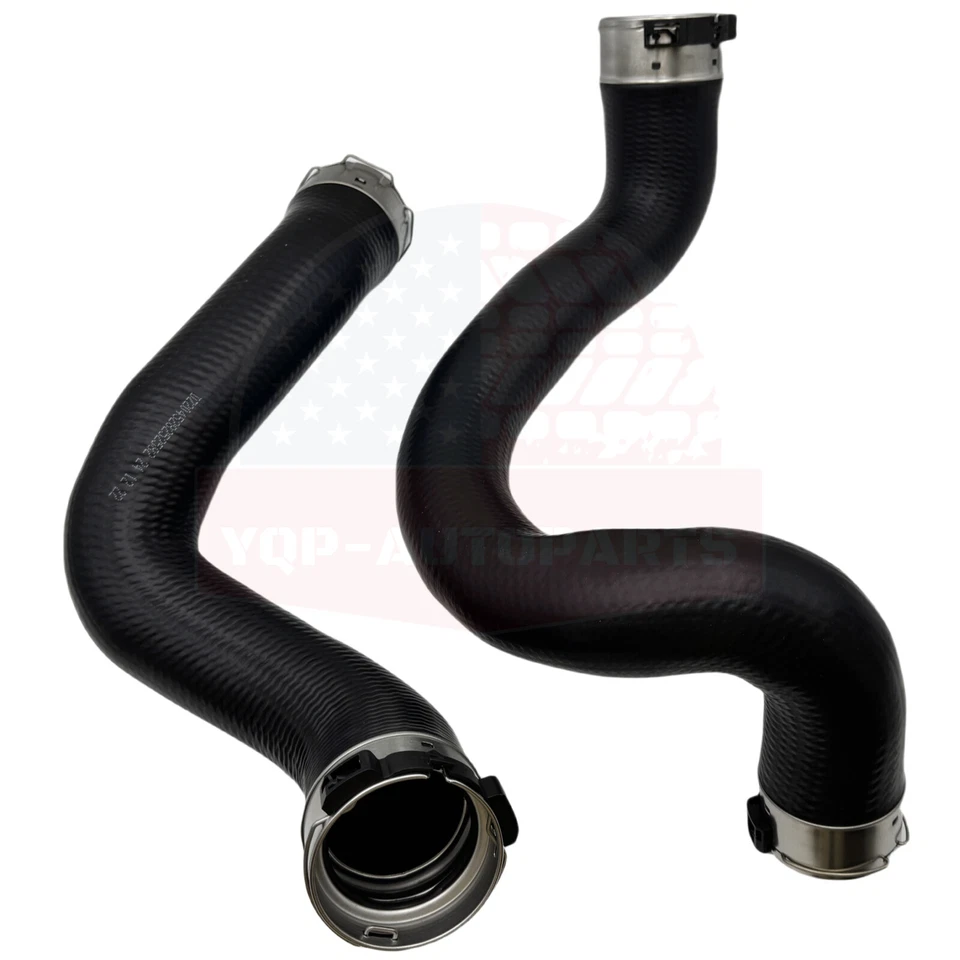 OEM 2PCS Intercooler Hose Driver Left & Right Side Fit Mercedes C250 2012-2015 - Изображение 3 из 4