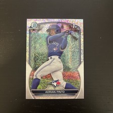 Adrian Pinto 2023 Bowman Chrome Rookie Speckle Refractor 1st Card RC  /299
