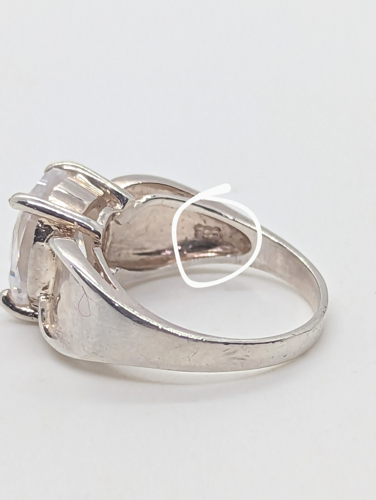 Size 7 CZ 925 Sterling Silver Ring eBay