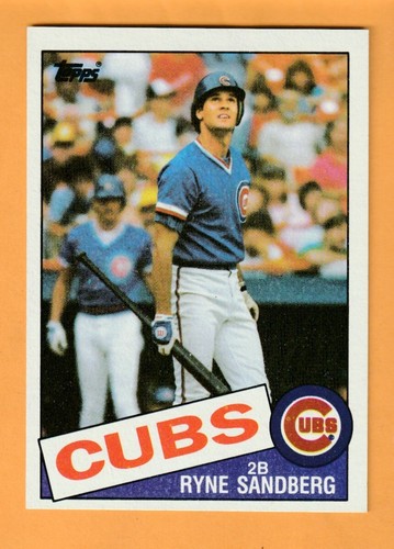 Ryne Sandberg Chicago Cubs 1985 Topps #460 HOF Spokane Washington