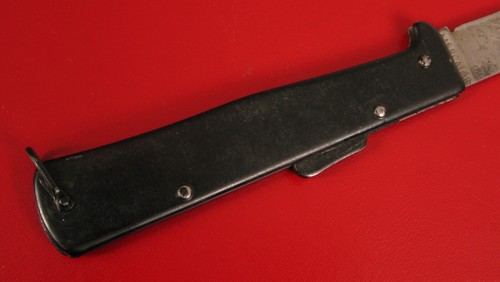 GATTO NERO SECONDA GUERRA MONDIALE MILITARE TEDESCO COLTELLO LAMA SOLIGEN GERMANIA MERCATOR!! - Foto 5 di 8