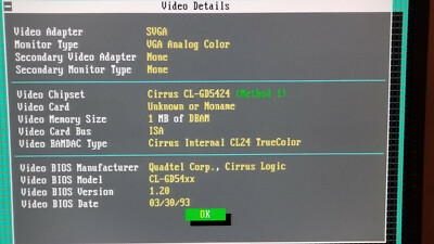 CLVGA5248VL cirrus logic vesa local bus vlb video card logic CL-GD5428-80QC- A | Australia