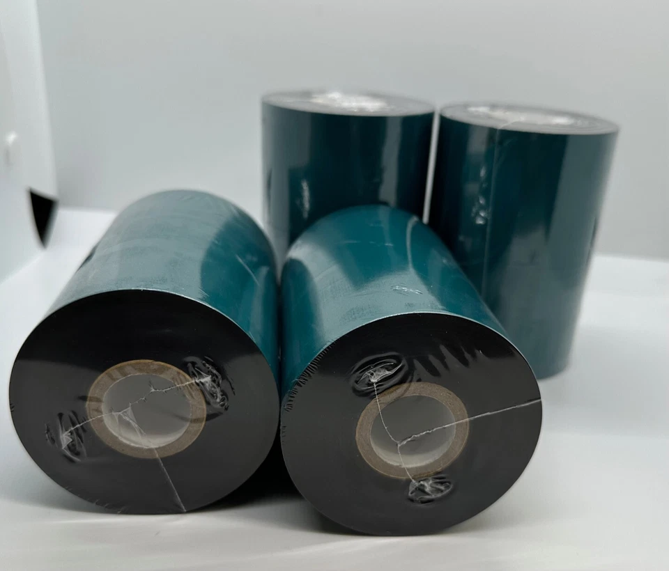 4  Wax Thermal Transfer Ribbon for Zebra Printer 110mm x 450M 4.33" x 1476" Roll - Image 4 of 4