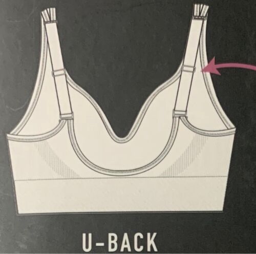 New Puma Performance Ladies' Seamless Sports Bra in Black Size Large Comfortable - Picture 5 of 6