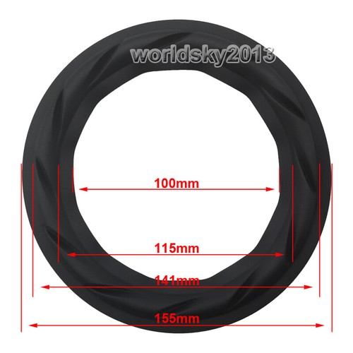 2 piezas Altavoz 6.5" Pulgadas Borde Goma Texturizada Bajo Woofer Piezas de Reparación 155mm - Imagen 6 de 6