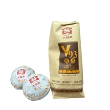 2022 Year TAETEA V93 Pu-erh Tea Yunnan Menghai Dayi Ripe Puer Tuocha 500g