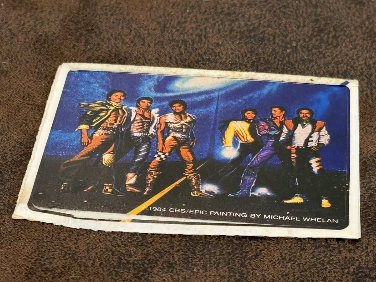 1984 Vintage CBS Epic Kelloggs Sticker Michael Jackson