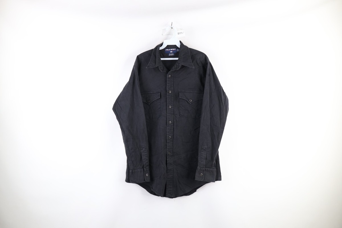 90s ボックスロゴ Polo by Ralph Lauren 84 Vtg 90s Polo Sport Ralph Lauren Mens Large Faded Spell Out