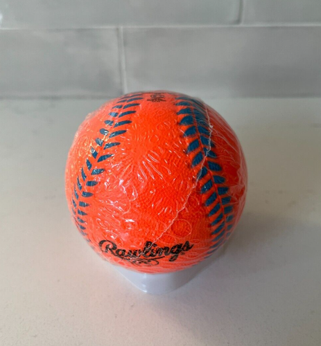 Los Angeles Dodgers MLB orange soft strike style Rawlings baseballs - Picture 4 of 6