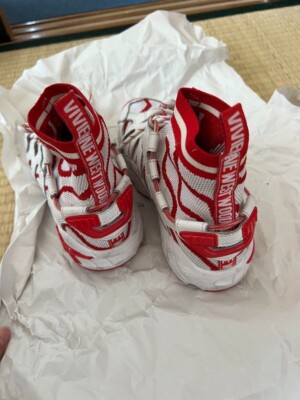 洋書 Vivienne Westwood ASICS x Vivienne Westwood Sneakers US4.5 Red White Rare | eBay
