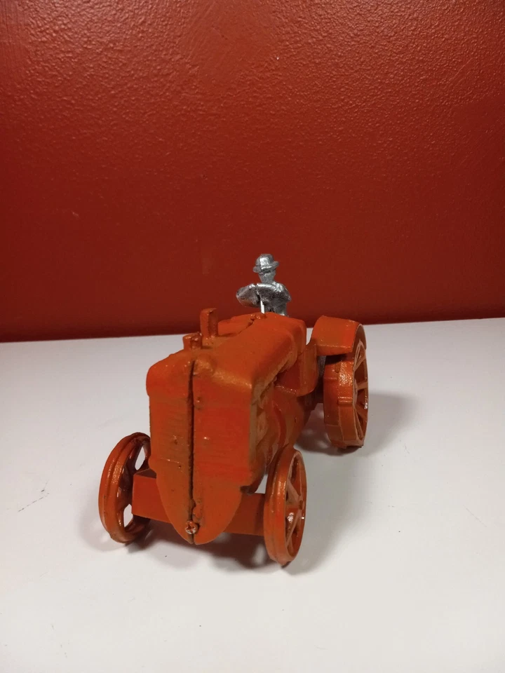 Vintage Cast Iron Toy Allis Chalmers Farm Tractor Machinery Model Diecast   - Image 2 of 4