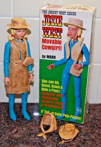 Marx-034-JOSIE-WEST-Movable-Cowgirl-034-w-accessories-amp-Lovely-Original-Box