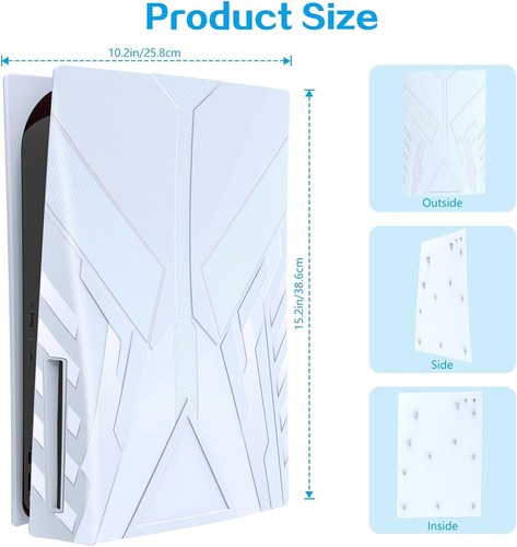 HEYSTOP PS5 Faceplate Cover Case for PS5 Console, PS5 Side Plates Shell - Picture 16 of 17
