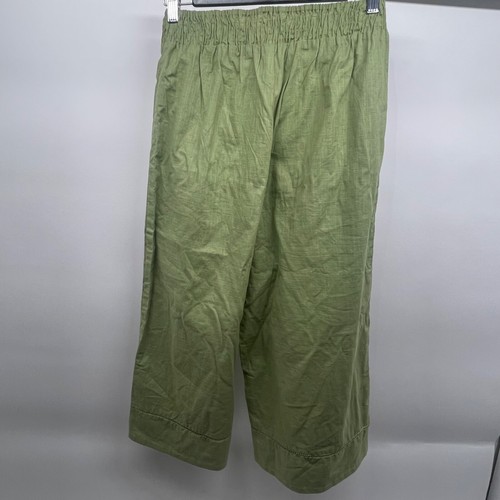 Tree Of Life 3/4 Size S wide leg pants 100% Cotton India Elastic waist BNWT - Picture 6 of 7