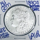 1890 S BU UNCIRCULATED MORGAN SILVER DOLLAR AUTHENITC U.S.MINT FREESHIPPING 6968