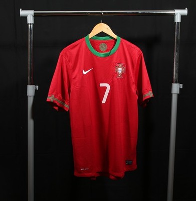 Portugal, Nationalmannschaft, 2012 Home Trikot, Ronaldo 7, Nike, rot, Größe L