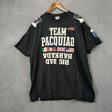 Pac Man Pnoy Apparel Team Manny Pacquiao Big Bad Barkada T-Shirt Mens 2XL Black