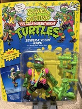 Tartarughe Ninja Mutanti Adolescenti 1992 Vintage Fogna-Cyclin' Raph