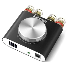 Facmogu M6 200W Mini Bluetooth 5.0 Audio Power Amplifier, 100Wx2 Dual Channel...