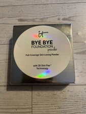 It Cosmetics Bye Bye Foundation Powder Full Coverage LIGHT 3D Skin Flex