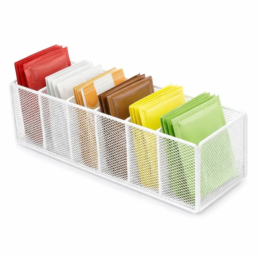 Spice Organizer for Cabinet, 6 Grid Metal Spice Rack, Kitchen Seasoning Organ...