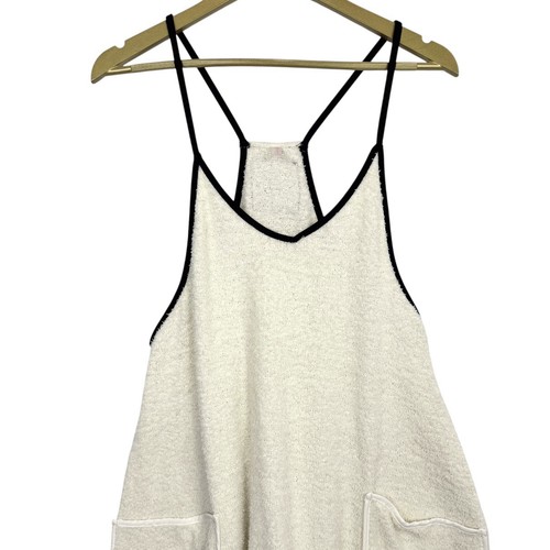 Free People FP Movement Hot Shot Fleece Jumpsuit Size S Oatmeal Baggy Oversized - Picture 4 of 9